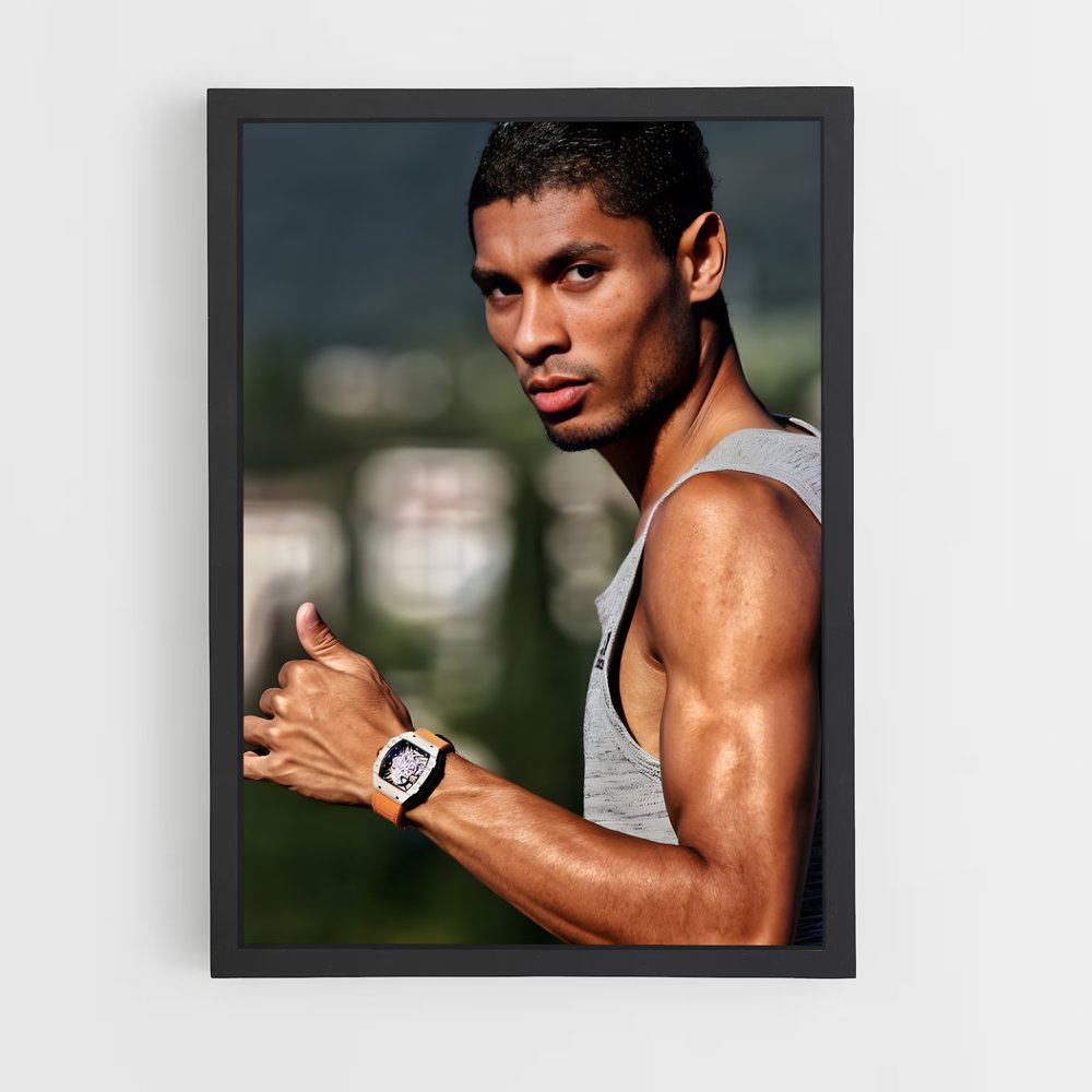 Poster Wayde de van – affiche Athlétisme (vue 2)